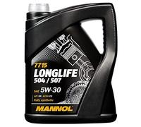 Mannol Longlife 504/507 5W30 C3 Fully Synthetic Engine Oil, 5 Litres