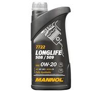 Mannol Longlife 508/509 0W20 C5 SP Fully Synthetic Ester Engine Oil, 1 litre