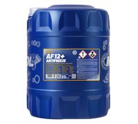 Mannol Af12+ Longlife Red Antifreeze 20L Summer - Winter Coolant Concentrate Gl12+
