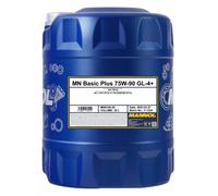 MANNOL 20L Basic Plus 75W90 Fully Synthetic Gear Oil API GL 4+ VW 501.50