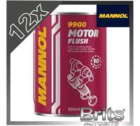 MANNOL Motor Flush Car Engine Oil System Cleaner Flush Petrol Diesel - 300ml x12