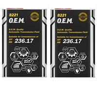 Mannol OEM 236.17 Synthetic Automatic Transmission Fluid, NAG3 MB 9G ATF, 2 Litres