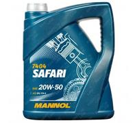 5L MANNOL Safari SAE 20W50 Classic Mineral Engine Oil API SN/CH-4
