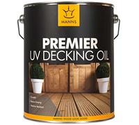 Manns Premier UV Decking Oil - Light Oak - 5L