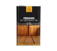 Manns Premier Uv Decking Oil Light Oak 5L - Multi Purpose Solvent Based Decking Oil