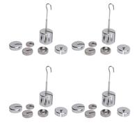 Mannttino Laboratory Slotted Mass Kit Chrome Steel Case | Metric grams and standard slotted weights fit classroom experiments with clear readouts and reliable data in science labs