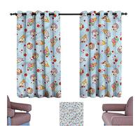 Mannwarehouse Ice Cream Simple Curtain Sweet Cherries Noise Reducing 63" Wx45 L
