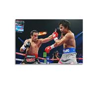 Manny Pacquiao Vs Juan Manuel Marquez BoxingWall Art Canvas Poster Music Albums And Movies Decorative Painting for Living Bed Room 12x18inch(30x45cm) Unframe-style