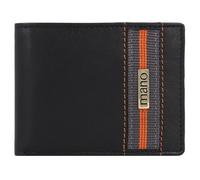 mano Don Leonardo wallet RFID leather 10 cm black