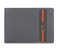 mano Don Leonardo wallet RFID leather 12 cm gray