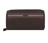 mano Don Leonardo wallet RFID leather 18 cm brown