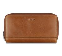 mano Don Montez Long Zip Wallet Large Cognac