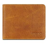 mano Don Pietro Coin Wallet with Flap Cognac