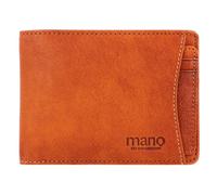 mano Don Pietro wallet leather 12 cm brown