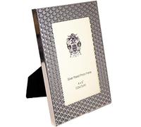 Mano - The Woodstock Silver Plated Photo Frame Honeycomb Design 4 x 6 inch (10 x 15 cm)