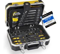 ManoCraft Tool Box 100 Pcs Tool Case Tool Chest Tool Set Yellow