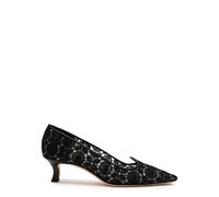 Manolo Blahnik Euridi 50 Lace Pumps - Black