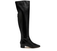 Manolo Blahnik Gore Leather Over-the-knee Boots - Black - 41 (IT41 / UK8)