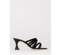 MANOLO BLAHNIK Heeled Sandal Woman color Black - Size: 41 - female