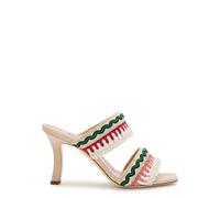 Manolo Blahnik Mabecomu 90 Woven-strap Leather Sandals - Multicoloured - 38 (IT38 / UK5)