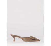 MANOLO BLAHNIK Shoes Woman color Dove Grey - Size: 35 - female