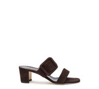 Manolo Blahnik Titubanew 50 Suede Sandals - Brown - 41 (IT41 / UK8)