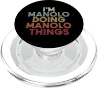 Manolo Name Manolo Personalized Name First Given PopSockets PopGrip for MagSafe