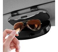 Manolyee Car Sunglass Holder, Car Visor Sunglasses Holder, Vehicle Eyeglass Case Interior Accessories for SUV Sedan Truck Daily Use Travel Road Trip Driving Commute