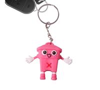Manolyee Cute Keychains for Women | Cartoon Keyring Key Chain,Small Garbage Bin Fun Key Chain,for Women Men Kids Backpack Purse Wallet Rearview Mirror Phone Truck Car Travel School Party Daily