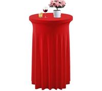 Manolyee High Top Table Covers,Christmas High Top Spandex Table Cover | Washable Festive Banquet Decoration Supplies for Indoor Outdoor Bistro Restaurant Weddings Birthday Home
