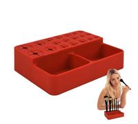 Manolyee Makeup Organizer,Silicone Cases for Pencil Art Supplies | Lipstick Holder,for Brush Pencil Art Supplies Home Bedroom Living Room Bathroom Drawer Travel