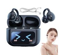 Manolyee Touch Screen Earbuds | Smart Wireless Headset Waterproof | Noise-Cancelling Audio Audio Earphones Ai Translation Sports Clip Earplugs for Gym Home Travel Exercise Work Adventures Commute