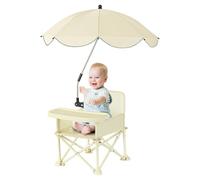 Manolyee Travel Booster Seat - Chair Seat with Parasols - Folding Portable Travel Booster Chair with Parasols for 6-36 Years Old Babies