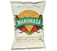 Manomasa Chipotle and Lime Tortilla Chips, 160g