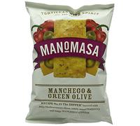 Manomasa Manchego & Green Olive Tortilla Chips 160g (Pack of 12)