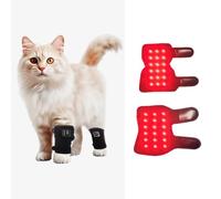 MANON ROSA Pet Infrared Red Light Therapy Belt for Indoor Cats & Small Dogs - AC-Powered Wearable Knee Brace for Joint Pain Relief for Senior Cats Arthritis