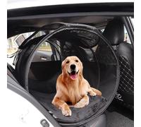 MANON ROSA Pet Tube Kennel Car Crate - Soft Tunnel for Small Medium Large Dogs Cats, Dual-Side Doors, Secured Mat, Compact Storage, Comfortable Sturdy Materials for Long-Lasting Use