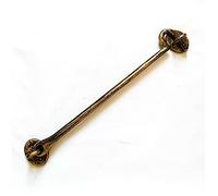 Manor Antique Brass Cabin Hook and Eye Door Gate Shed Fence 250mm Iron