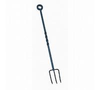 Manor Black Wrought Iron Fireside Toasting Fork