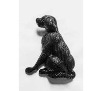 Manor Dog Front Door Knocker Antique Black Cast Iron