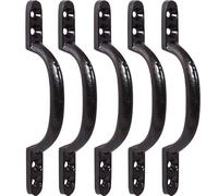 Manor Hot Bed Bow Handles 6" 150mm 5 Pack Cast Iron Slim Black