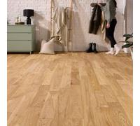 Manor Houghton Engineered Wood Flooring 18mm X 125mm Natural Brushed Oiled Oak - 1.2M²