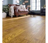 Manor Naworth Engineered Wood Flooring 18mm X 125mm Golden Handscraped Lacquer - 1.2M²