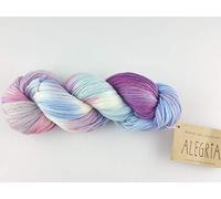 Manos Del Uruguay Alegria A9862 Jacaranda, 100g, Hand Dyed Sock Yarn