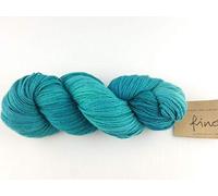 Manos Del Uruguay Silk Blend Fino 405 Peacock Plume, 100g, Merino Silk Hand Dyed Yarn