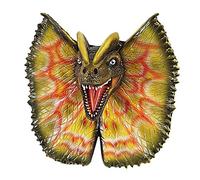 MANQILE Wall Mounted Dinosaur Wall Bust Dinosaur Head Sculpture Wall Hanging Life-Like Figurine Latex Foam Art Home Decoration