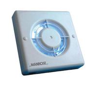 Manrose 100mm 12V Low Voltage Extractor Fan With Humidity Control & Pullcord - Automatic Bathroom Ventilation Fan