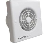 Manrose - 4.8W Quiet Axial Bathroom Extractor Fan