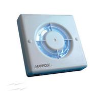 Manrose 100mm (4") Axial Bathroom Wall Or Ceiling Extractor Fan - Quiet & Efficient Xf100S