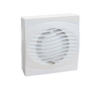Manrose 100mm (4") Intervent Square Extractor Fan With Timer - BVF100T